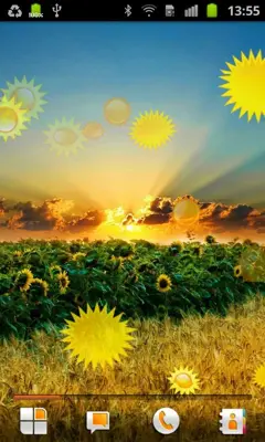 Sunrise Live Wallpaper android App screenshot 3